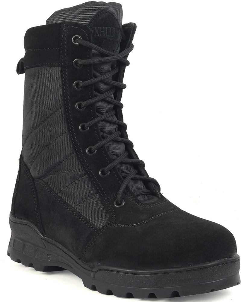 Suede hot sale military boots