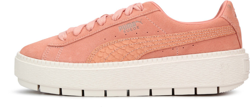 PUMA Suede Platform Trace Animal Dusty Coral Sneakers For Women