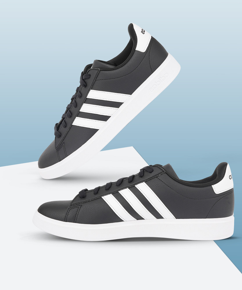 adidas coast star trainers white black white