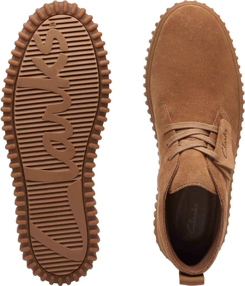CLARKS Clarks Torhill DB Cognac Suede High Tops For Men - Buy 