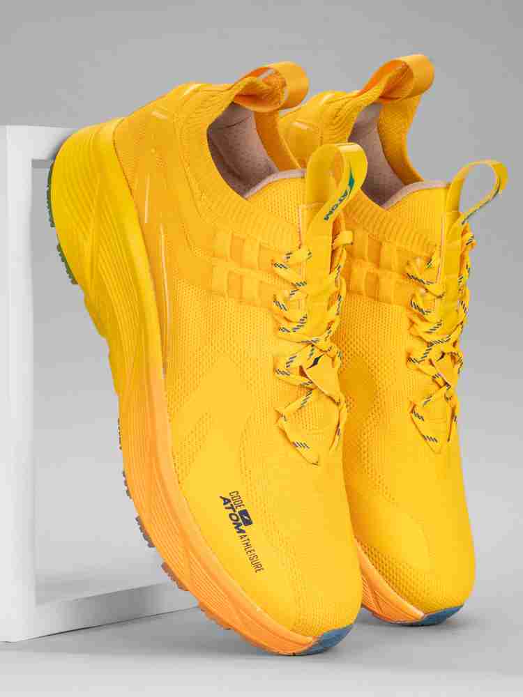Dark yellow shoes top