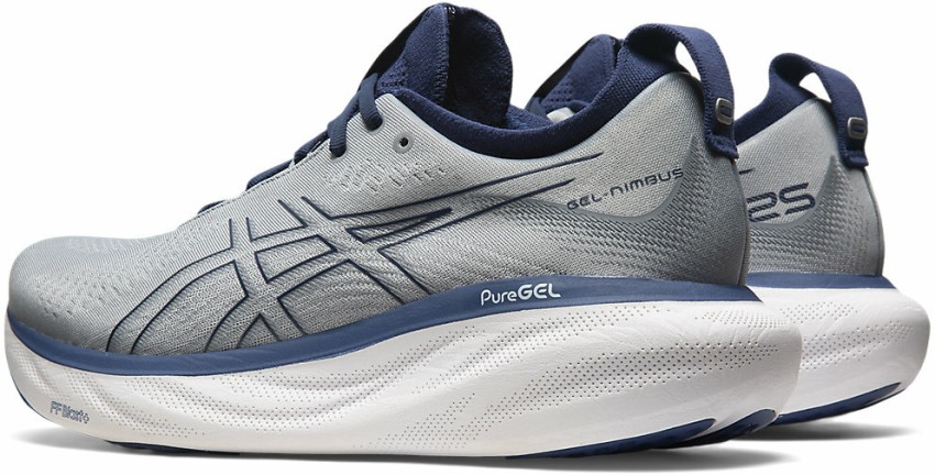 Asics - Gel Nimbus 25 - Piedmont Grey/Pure Silver - Mujer - Neutro