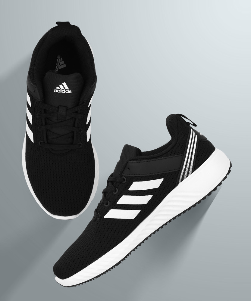 black and white adidas men