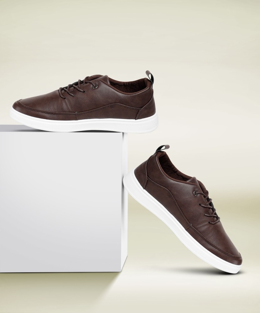 Men low shoe, Dark brown