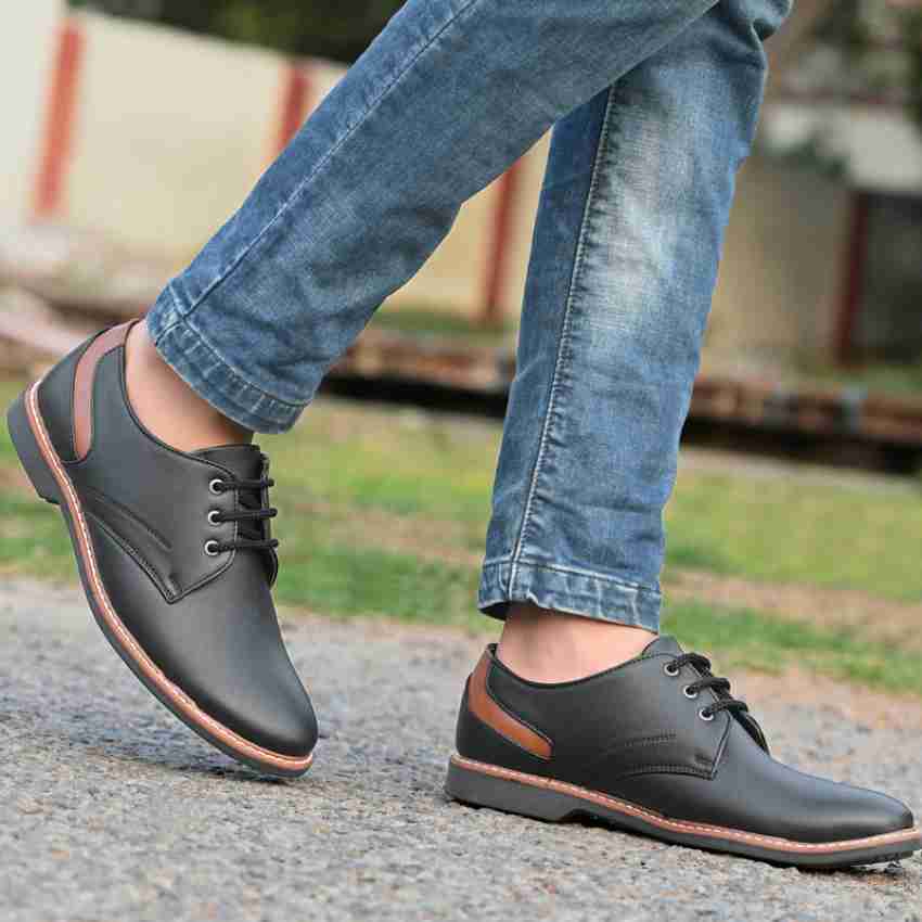 Averatto Black Office Wear Party Wear Semi Formal shoe for Mens A9901 Lace Up For Men Buy Averatto Black Office Wear Party Wear Semi Formal shoe for Mens A9901