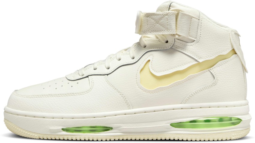 Lime green high top air force ones best sale