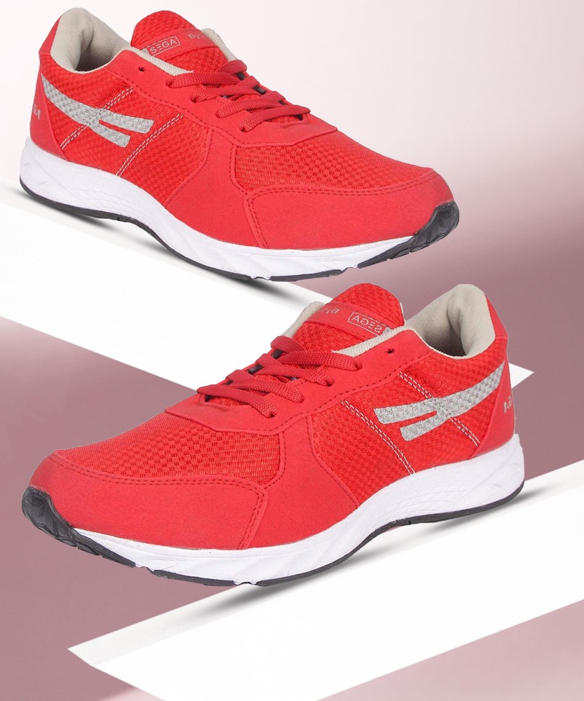 SEGA Marathon Jogging/Multipurpose Shoe (Red) – Setsons.in
