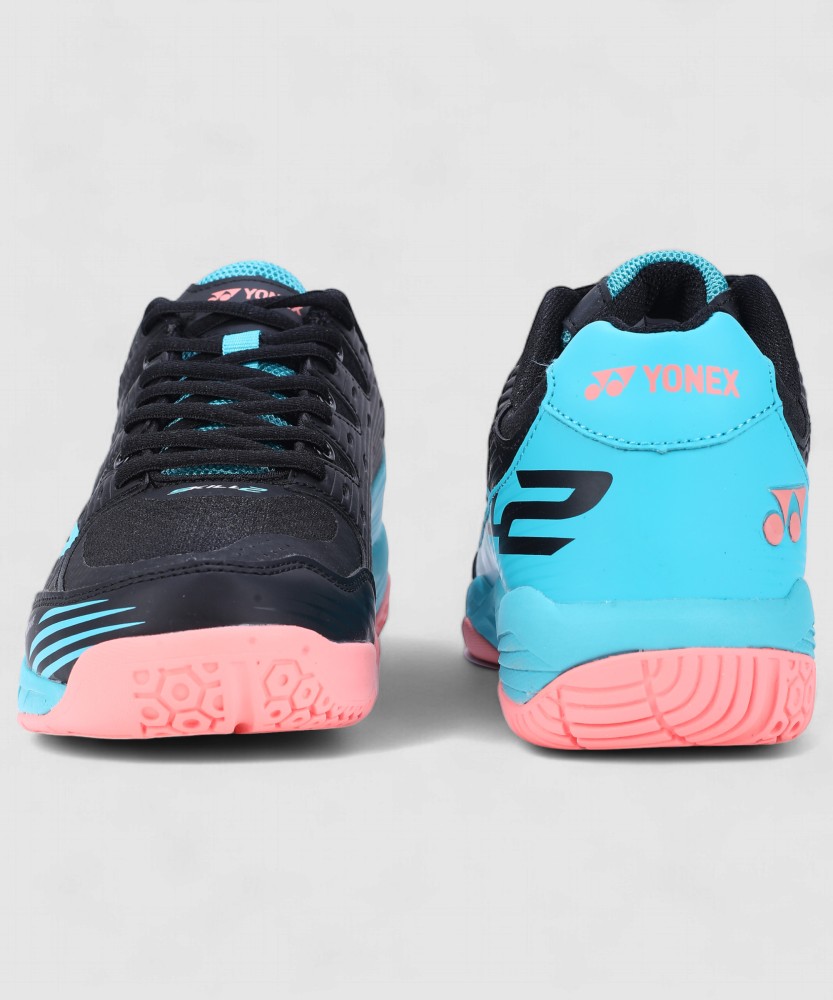 Asics vs yonex badminton shoes hotsell