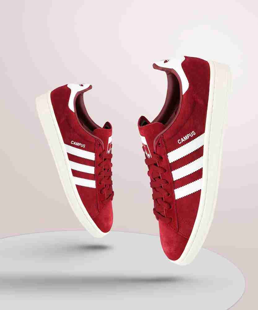 Adidas campus mens on sale red