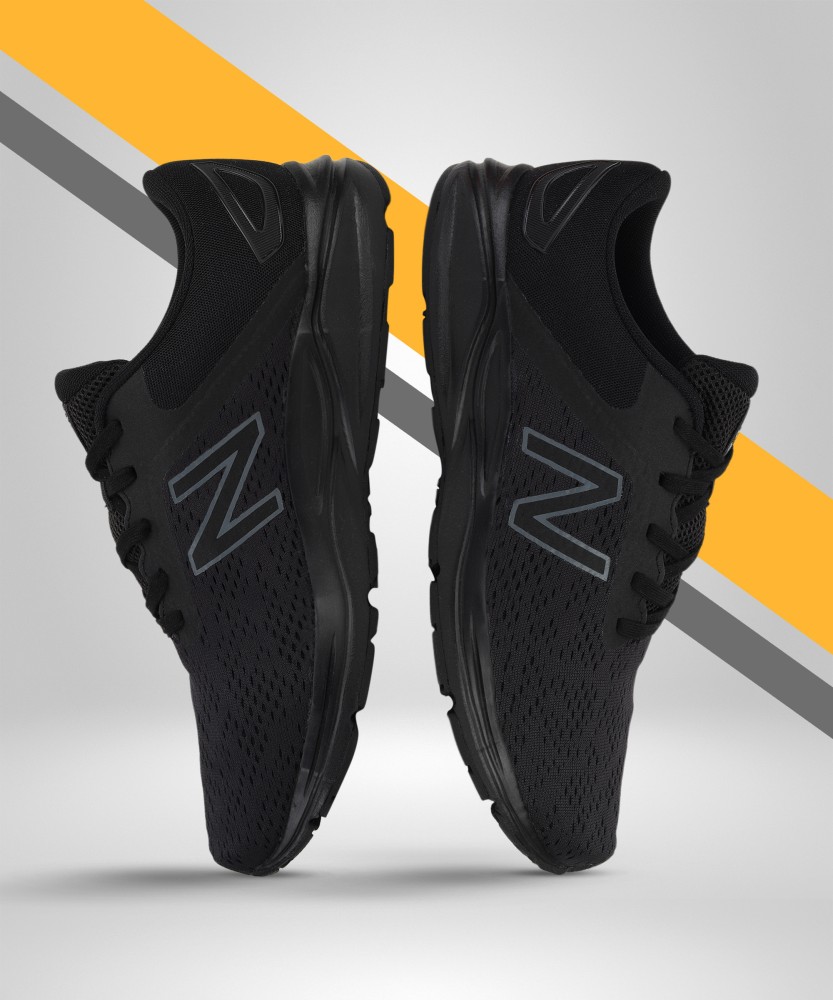 All black new balance running best sale shoes