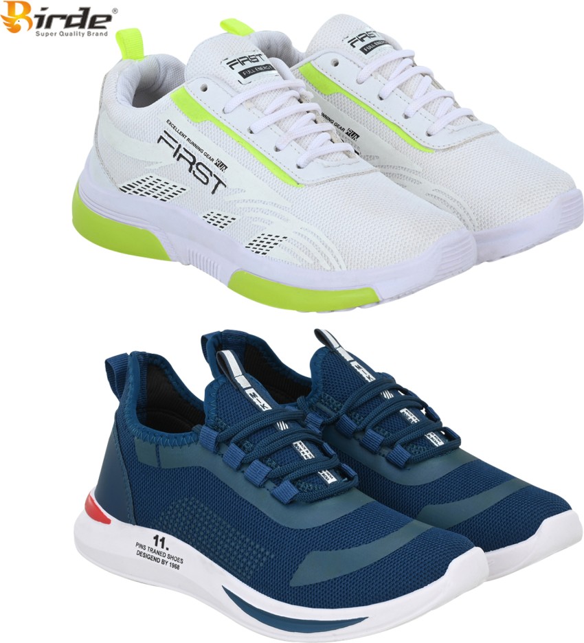 SFR Combo Pack of 02 Trainer Laceup Casual Shoes for Mens