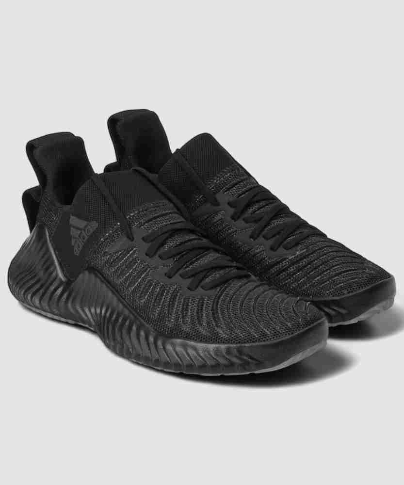 Adidas alphabounce trainer black best sale