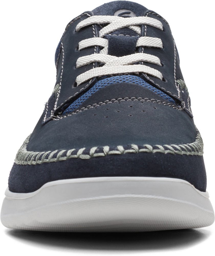 Clarks 2024 navy nubuck