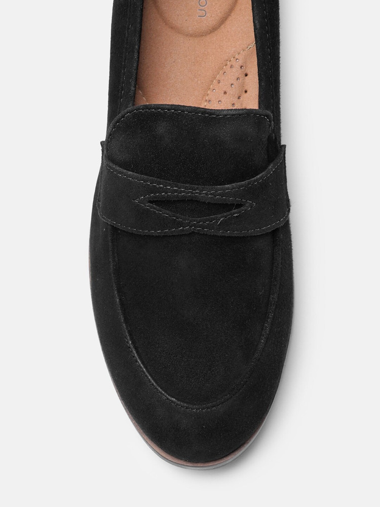 CLARKS Clarks Women Black Suede Loafers Loafers For Women Buy CLARKS Clarks Women Black Suede Loafers Loafers For Women Online at Best Price Shop Online for Footwears in India Flipkart
