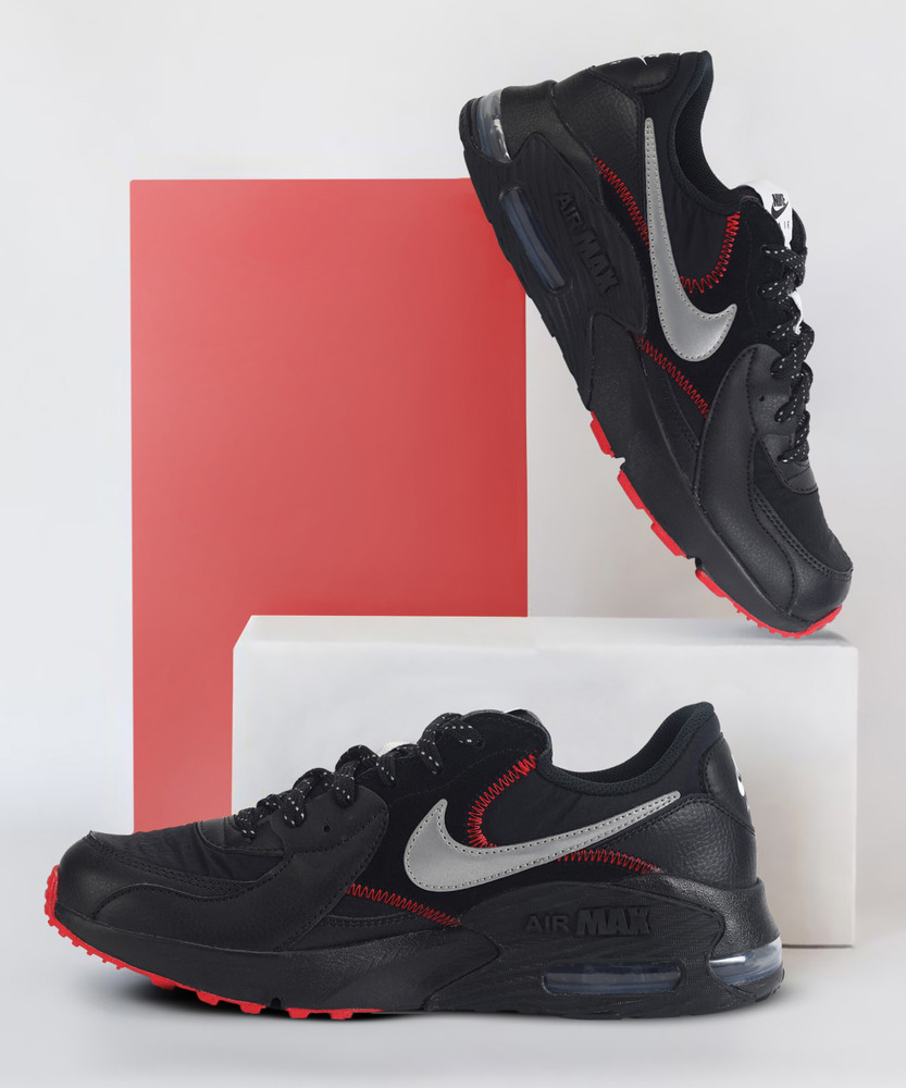 nike air max excee black and pink