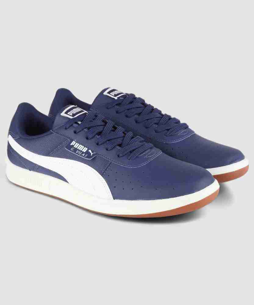 PUMA G. Vilas 2 Core IDP Sneakers For Men Buy Blue Depths Puma White Color PUMA G. Vilas 2 Core IDP Sneakers For Men Online at Best Price Shop Online for Footwears in India Flipkart