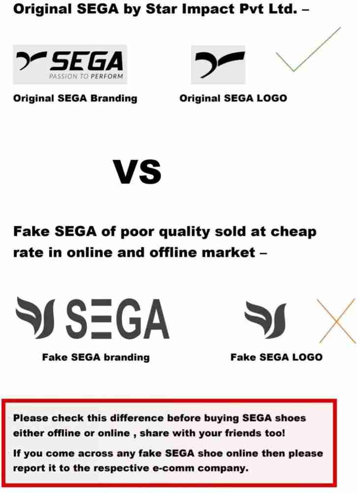 Sega shoes clearance logo