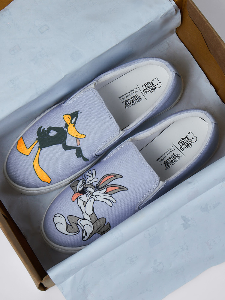 The Souled Store Looney Tunes Bugs Daffy Sneakers For Women
