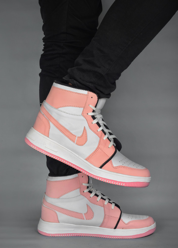 White and peach jordans 2025