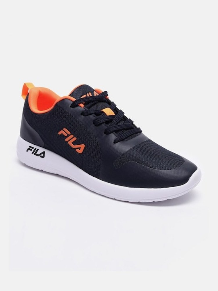 Mens orange fila outlet shoes