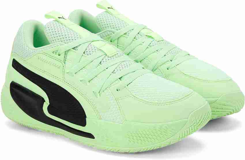 Green puma outlet basketball shoes