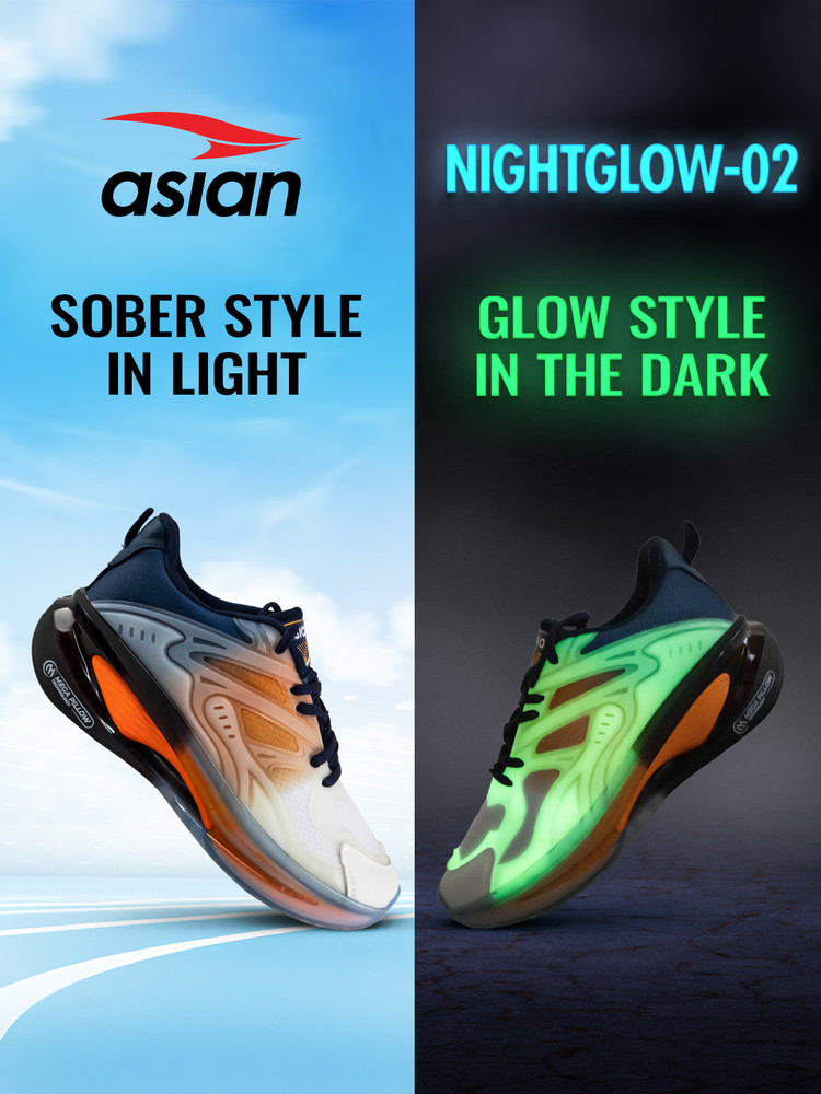asian Glow in the Dark sneakers Technology with Memory Foam insole Nightglow 02 Running Shoes For Men Buy asian Glow in the Dark sneakers Technology with Memory Foam insole Nightglow 02