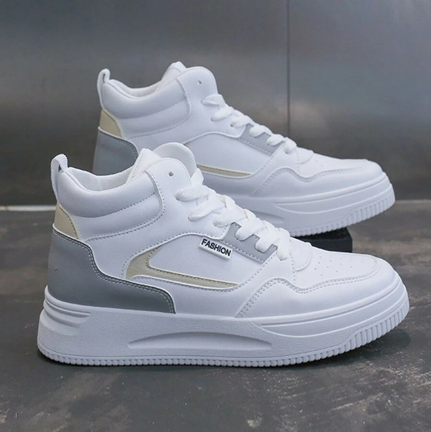 White sneakers high tops top