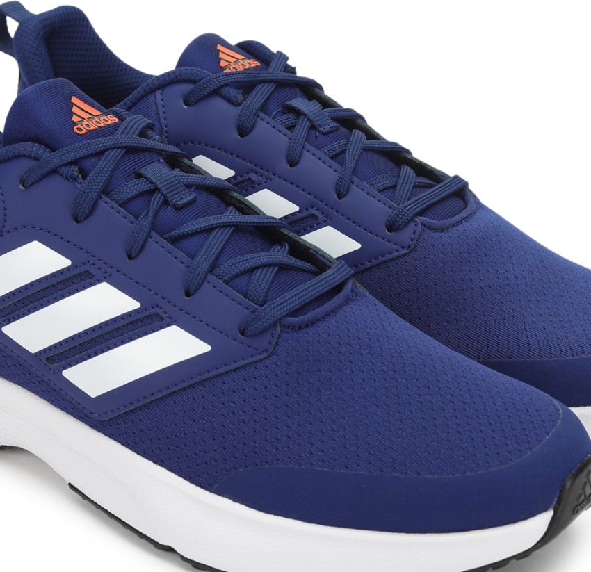 Adidas navy best sale blue running shoes