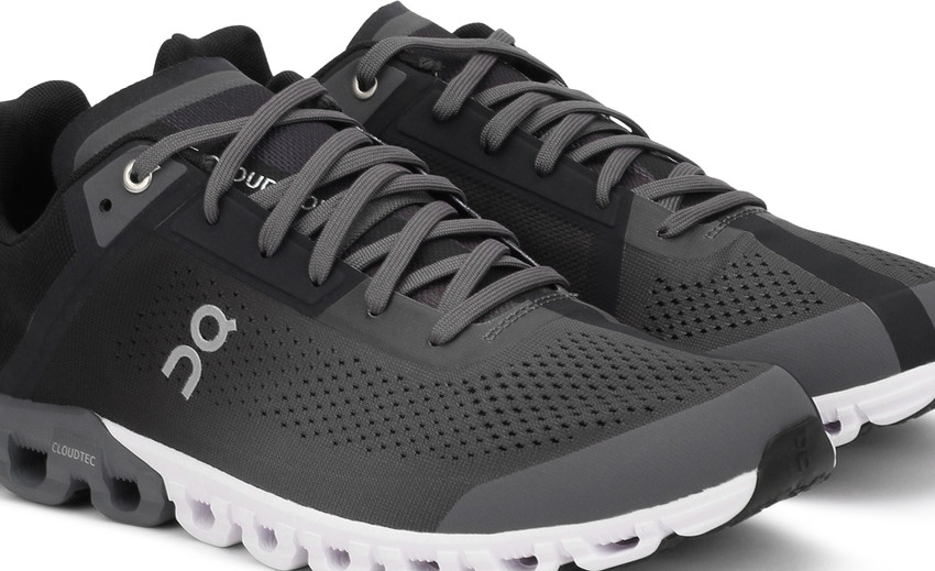  ON Running Men's Cloudflow Running Shoes (Black/Asphalt, 7)