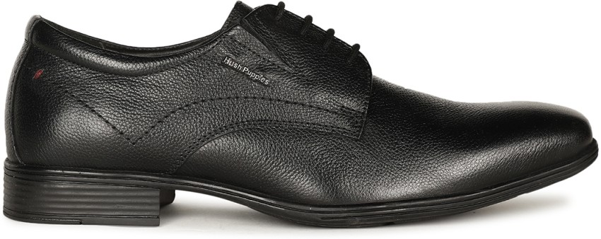 Hush puppies hotsell formal shoes black