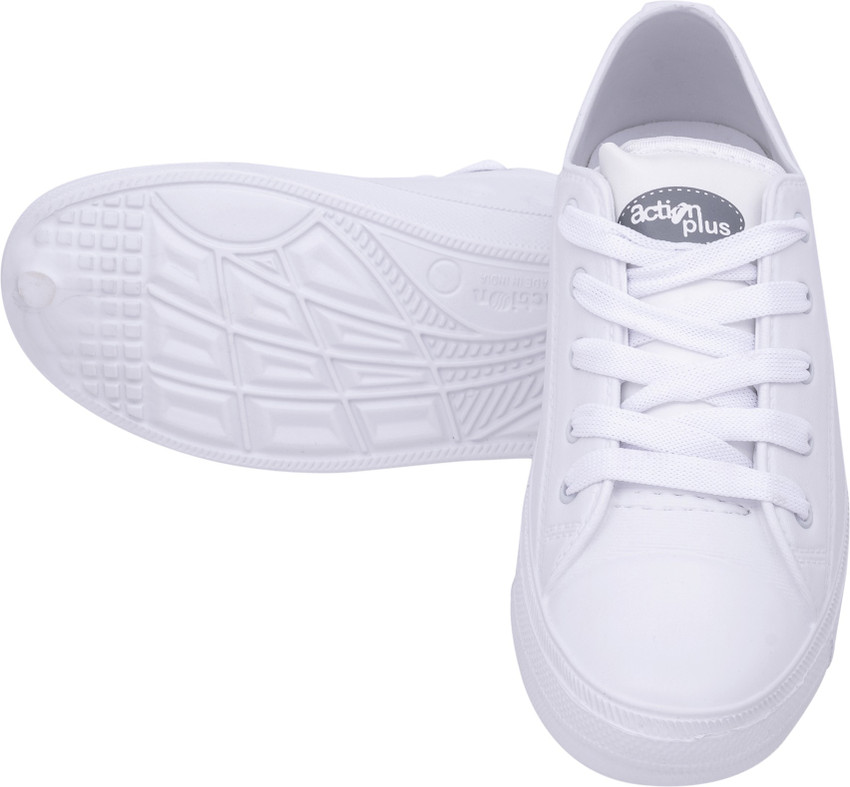 Action white canvas shoes new arrivals