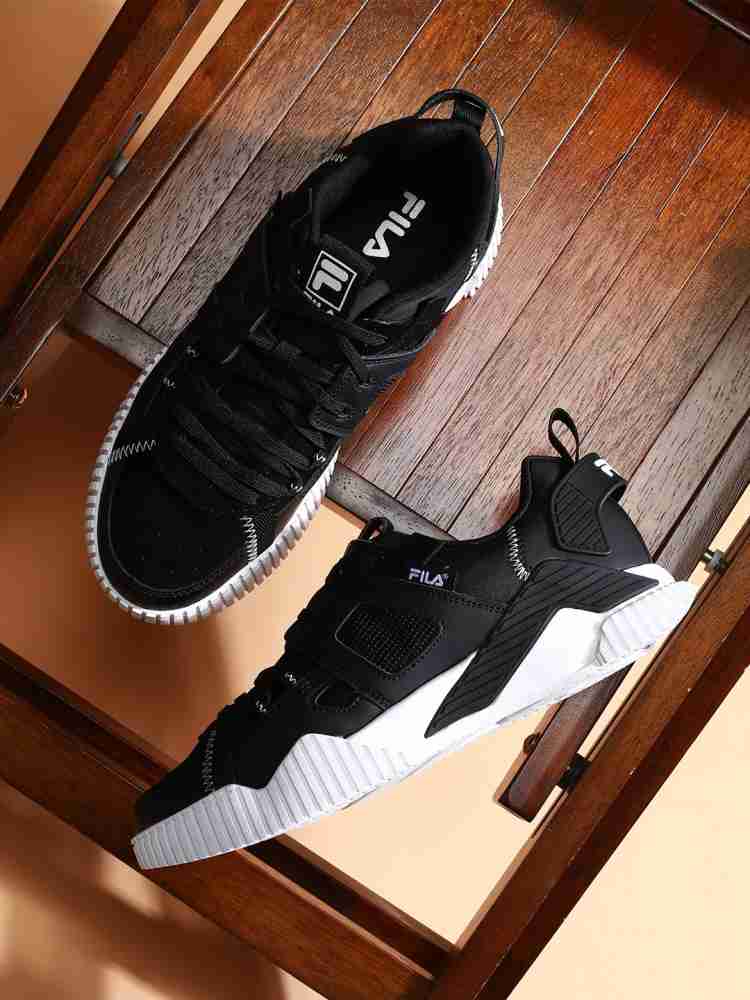 Black filas clearance men