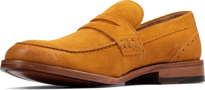 Clarks on sale ochre shoes