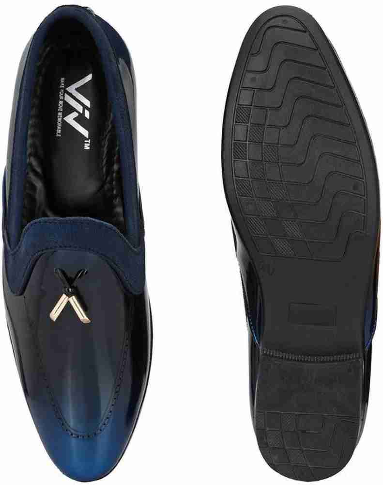 Formal Blue Lv Loafers Shoes