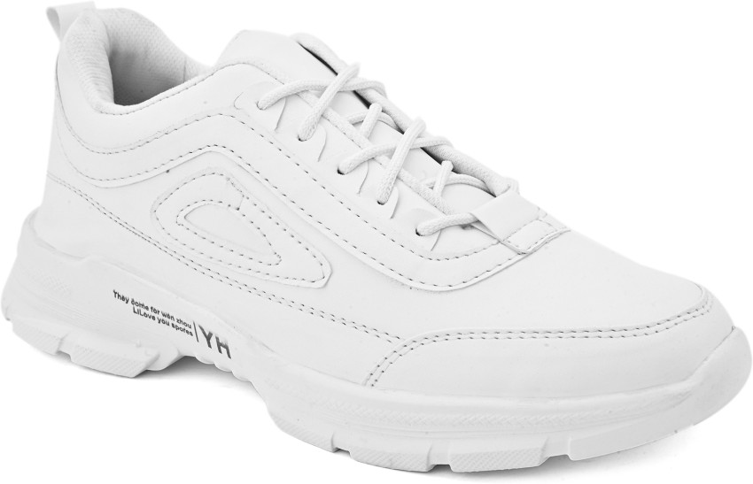 PUNCH WHITE - sneakers for men, white casual shoes for men, college shoes  for men, sneakers for boys