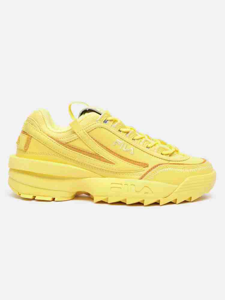 Fila disruptor shop yellow mens