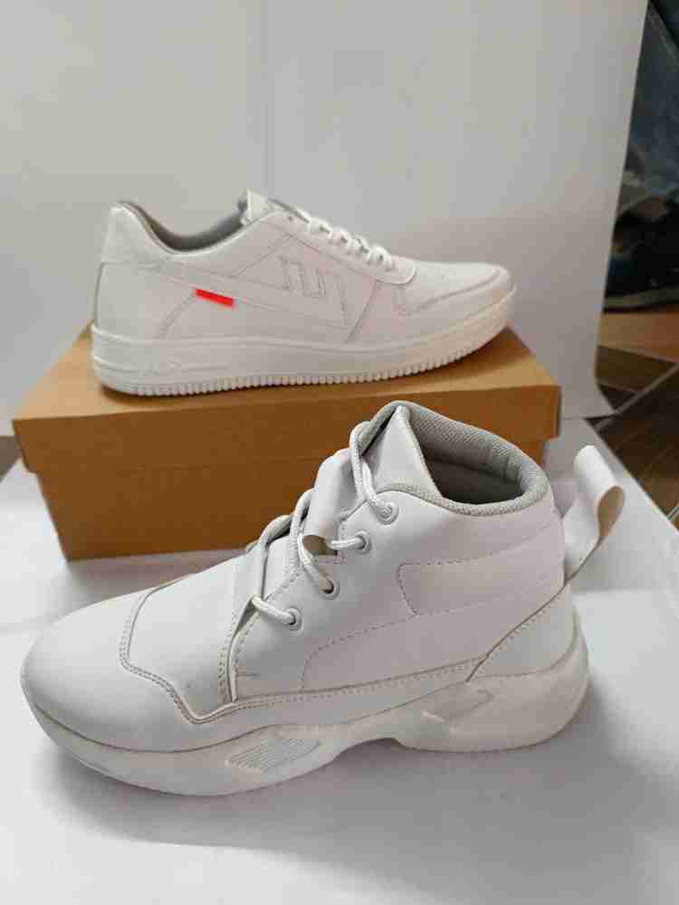 Guru Kripa COMBO MILKY WHITE BOOT STYLIST WHITE SPORT SHOES 09 Sneakers For Men Buy Guru Kripa COMBO MILKY WHITE BOOT STYLIST WHITE SPORT SHOES 09 Sneakers For Men