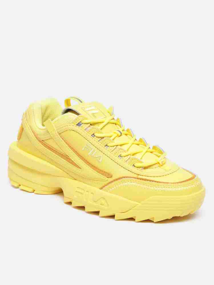 Fila ray on sale white yellow