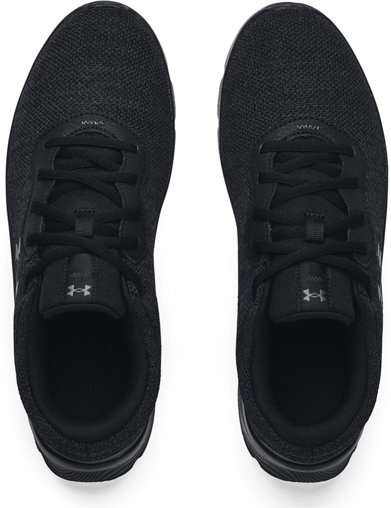 All black under sale armour mens shoes