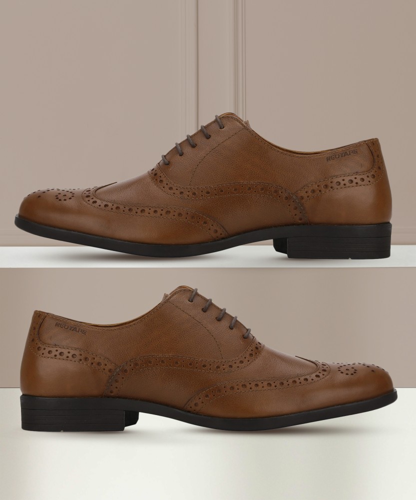 RED TAPE Leather Formal Brogues Oxford For Men