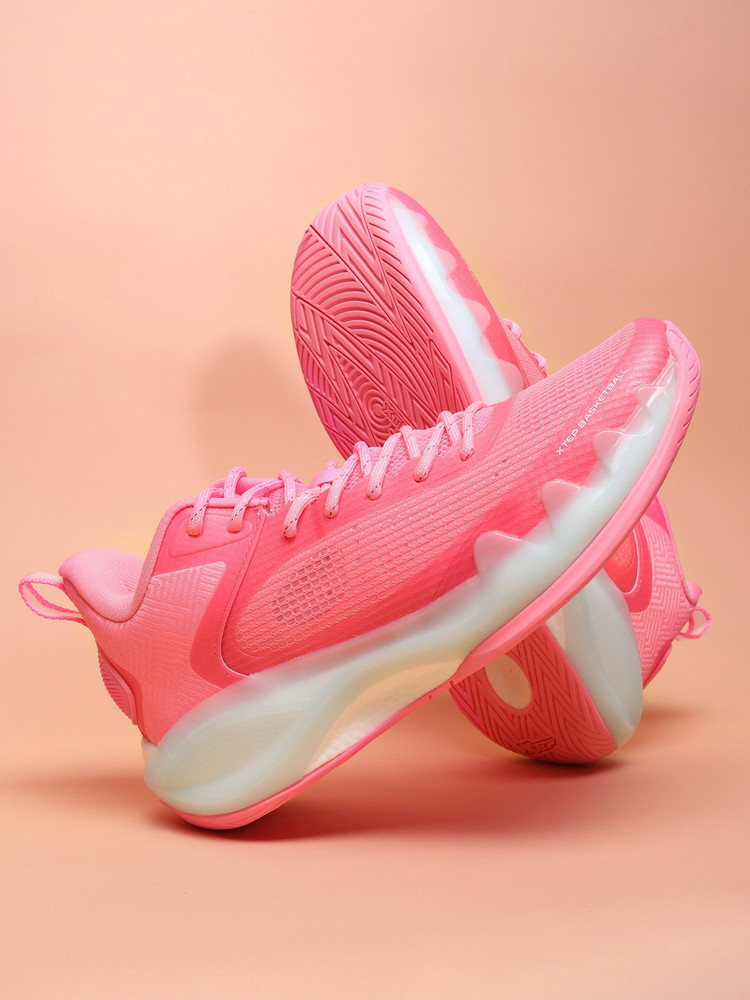 Pink basketball shoes 2019 sales