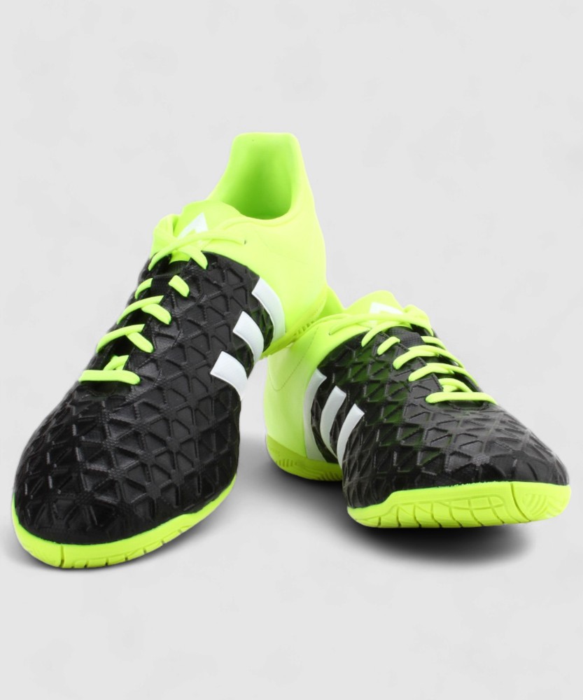 ADIDAS Ace 15.4 In Football Shoes For Men Buy Cblack Ftwwht and Syello Color ADIDAS Ace 15.4 In Football Shoes For Men Online at Best Price Shop Online for Footwears