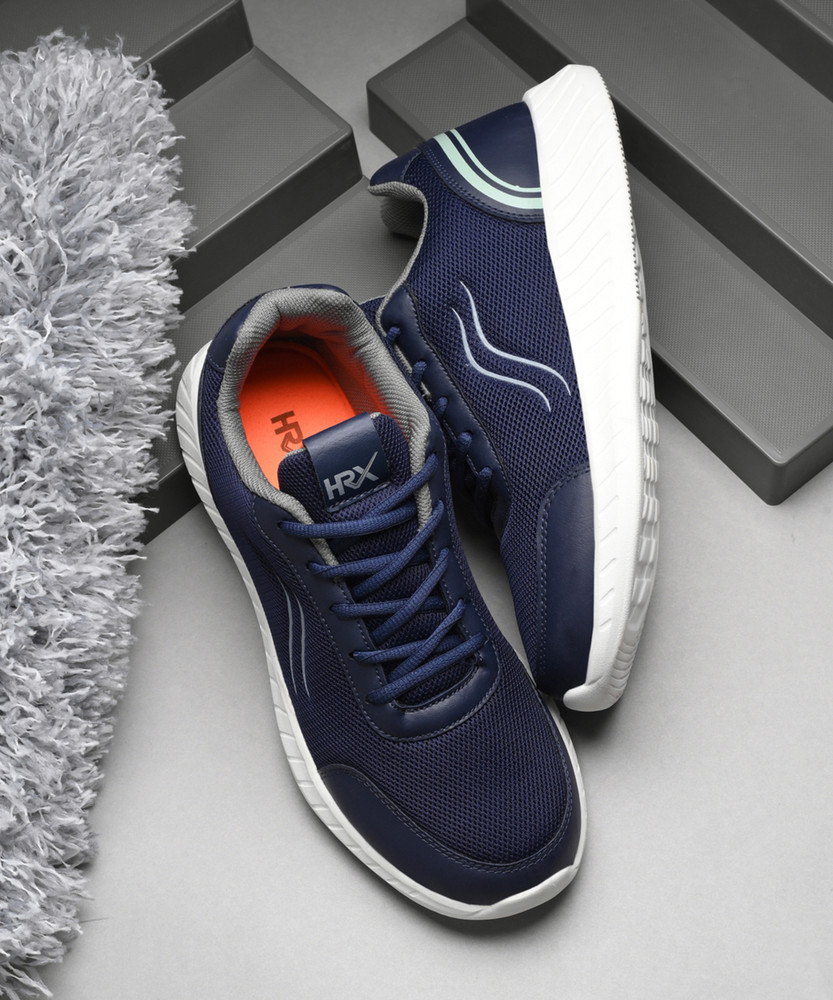 Hrx by hrithik roshan men navy blue running shoes deals