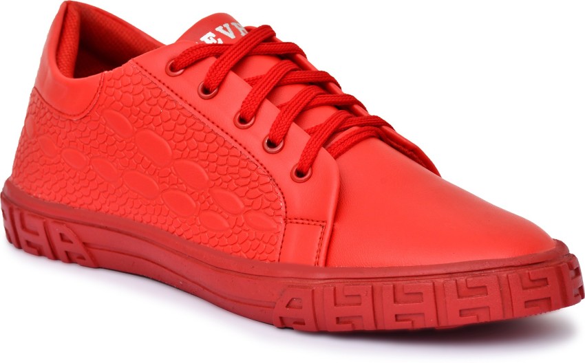 Shoes for boys red on sale colour