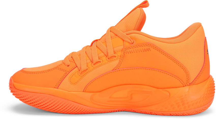 Orange puma basketball shoes best sale