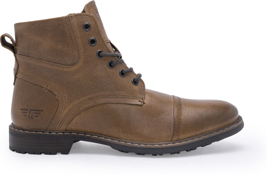 Red tape dark on sale tan derby boots