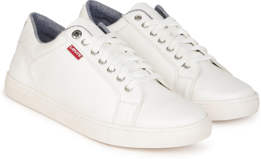 All white shop levis shoes