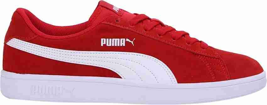 Puma canvas shoes red outlet
