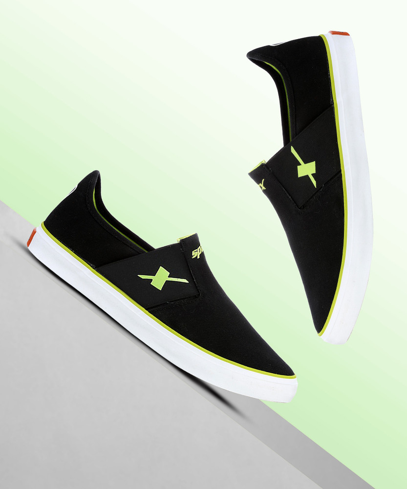 Sparx SM 214 Canvas Shoes For Men Buy Black Green Color Sparx SM