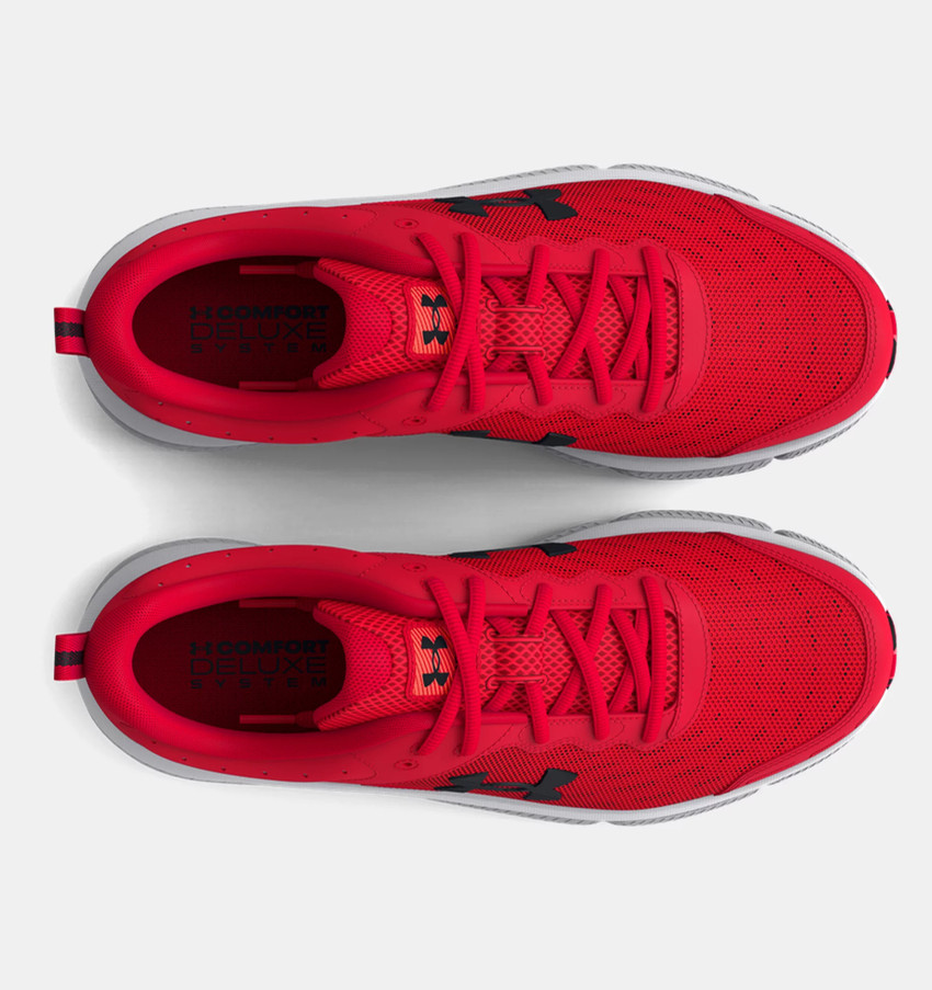 Under armour hotsell shoes red color